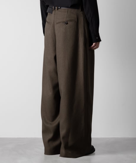 LANATEC WIDE PANTS / KHAKI