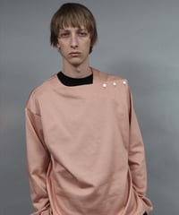 buttoned pull-over jersey/I.ORANGE