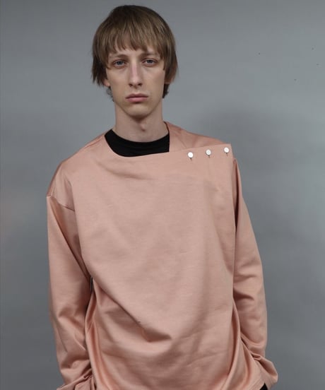buttoned pull-over jersey/I.ORANGE