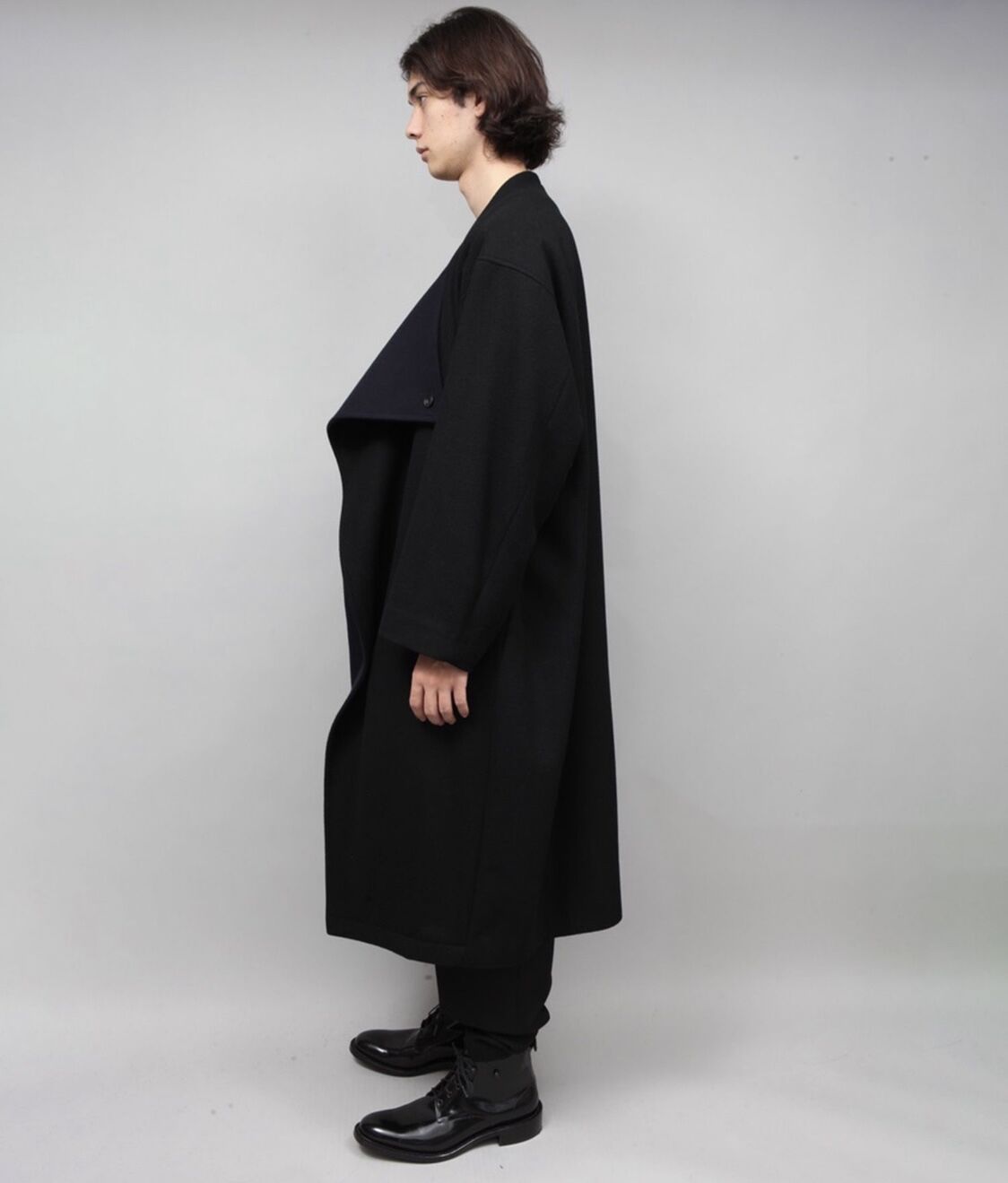 ジャケット・アウター DRAPE COAT ato DRAPE COAT/BLACK | ato AOYAMA