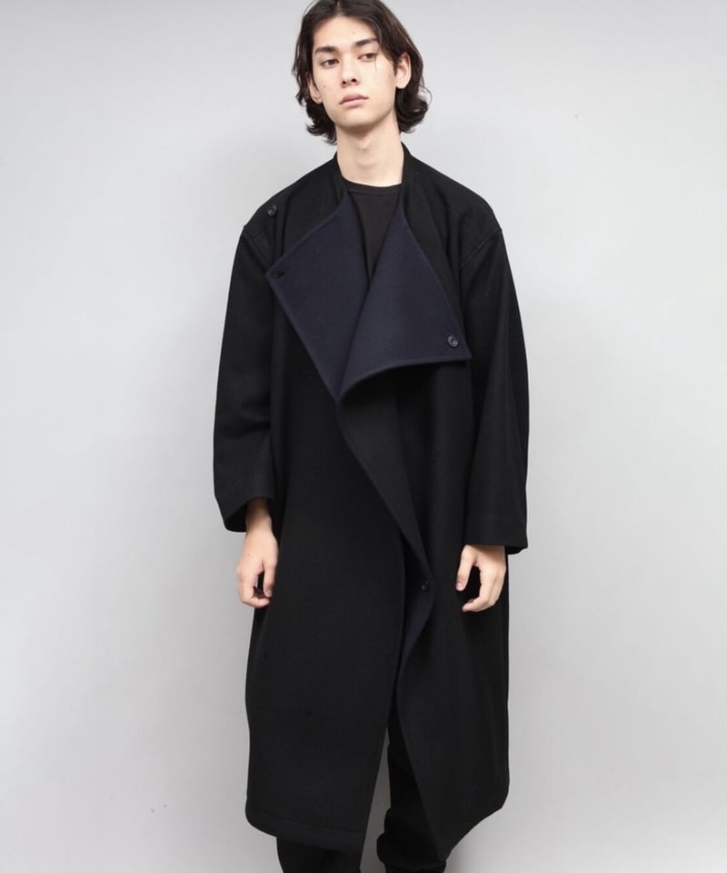 早い者勝ち! アトウ ato ブラック コート DRAPE COAT/BLACK | ato AOYAMA