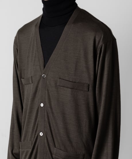 4POCKET CARDIGAN/KHAKI