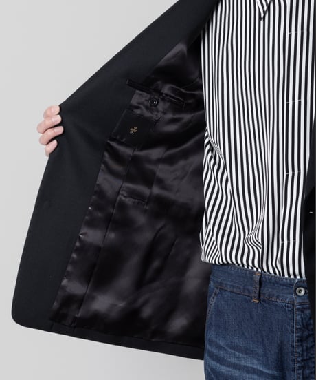 PEAKED LAPEL SINGLE JK/BLACK