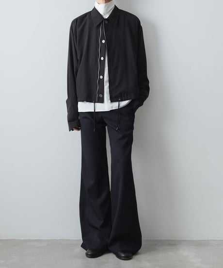 CLASSIC WOOL FLAIR PANTS/NAVY