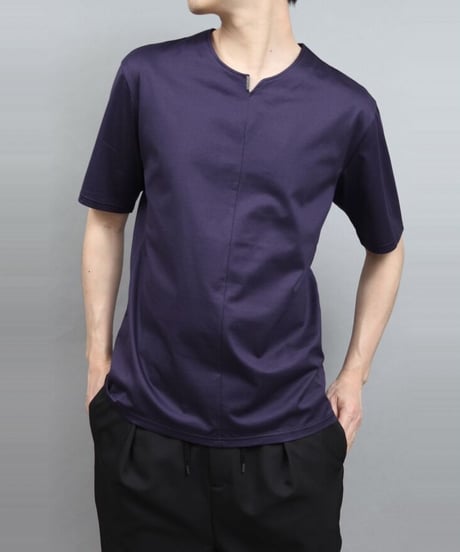 FRONT SEAMS T-SHIRT/PUEPLE