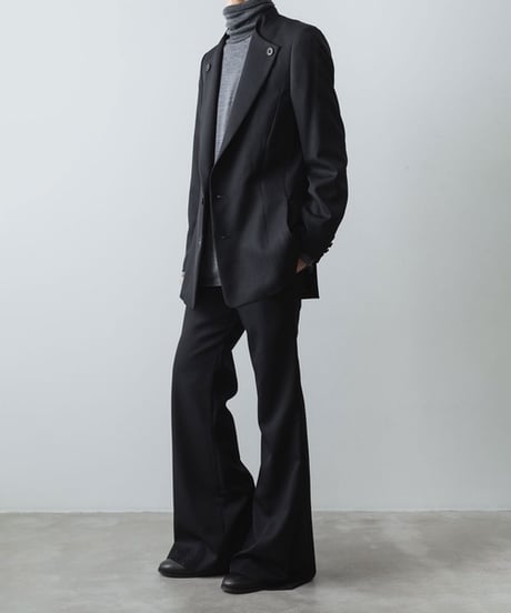 CLASSIC WOOL FLAIR PANTS/BLACK