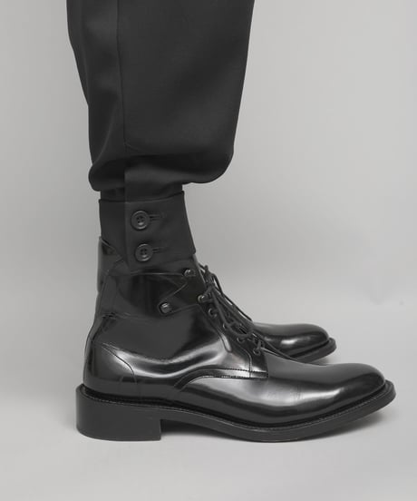 RECYCLE POLYESTER CUFFS PANTS/BLACK