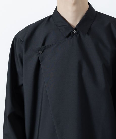 TC BROAD DRAPE SHIRT/BLACK