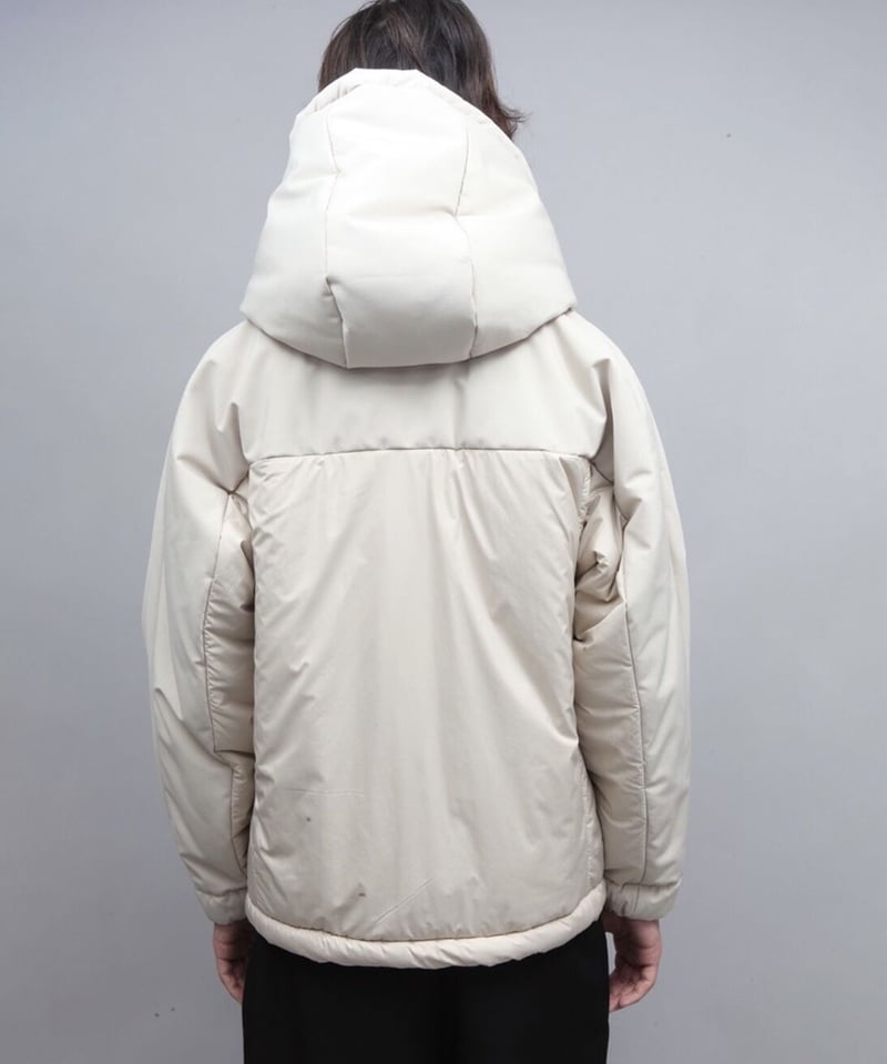 DOUBLE PADDED BLOUSON/L.BEIGE | ato AOYAMA 【1249】アナイ タフタ