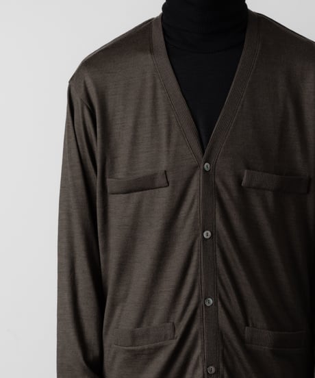 4POCKET CARDIGAN/KHAKI