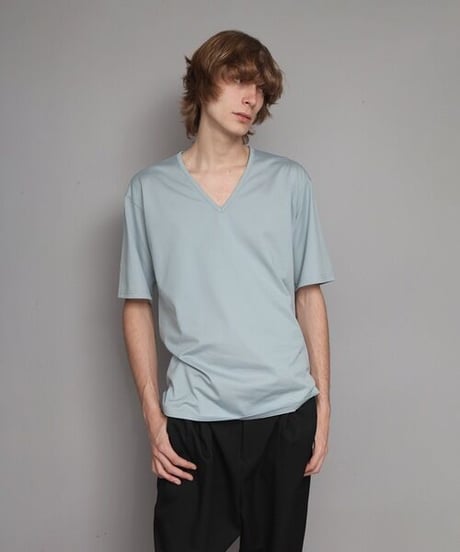 V-NECK T/SAXEBLUE