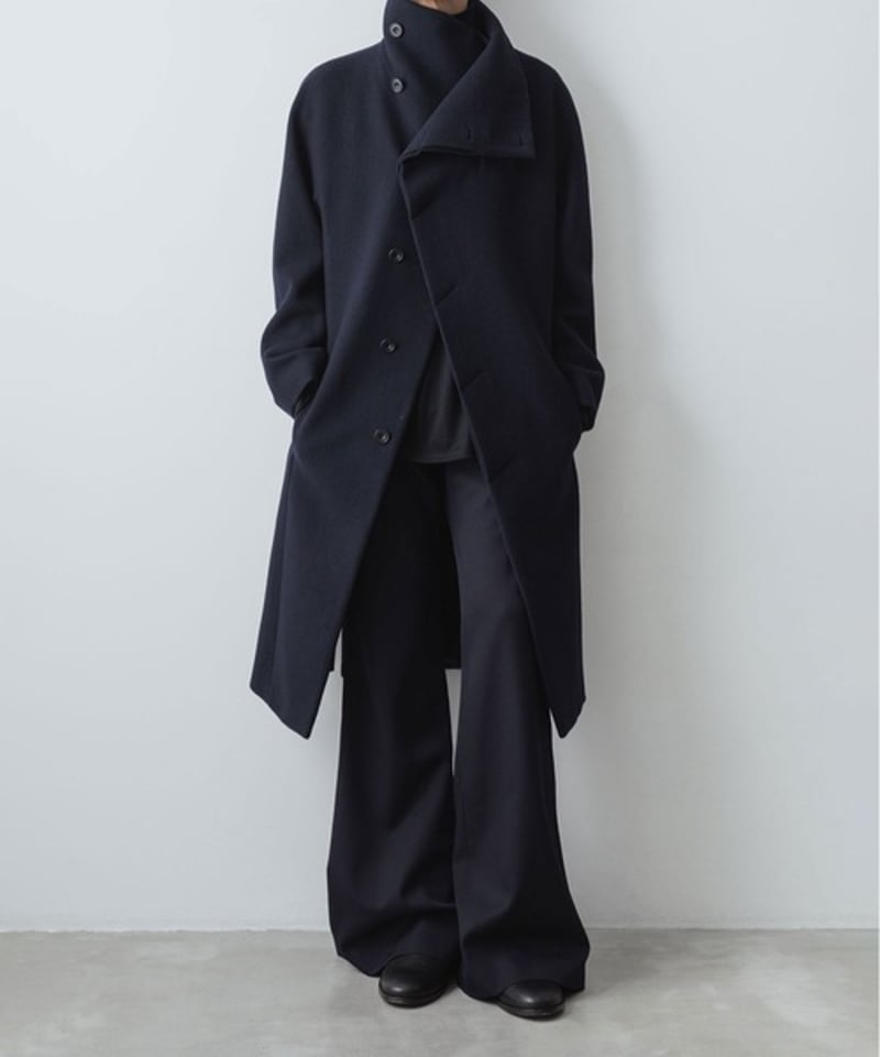 CLASSIC WOOL FLAIR PANTS/NAVY | ato AOYAMA