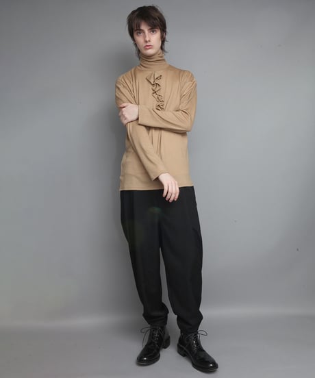 FRILL TURTLE NECK JERSEY