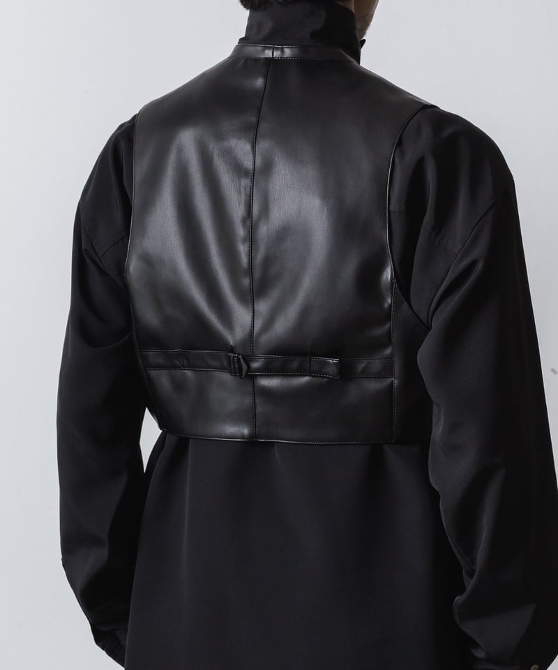 試着のみ】HIAND Stitched Vest ブラック Stitched Vest - HIAND