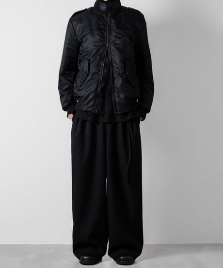 STAND COLLAR MA1 BLOUSON/BLACK
