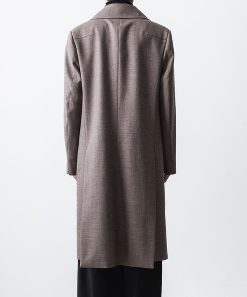 DOUBLE BREASTED COAT/A.BROWN | ato AOYAMA