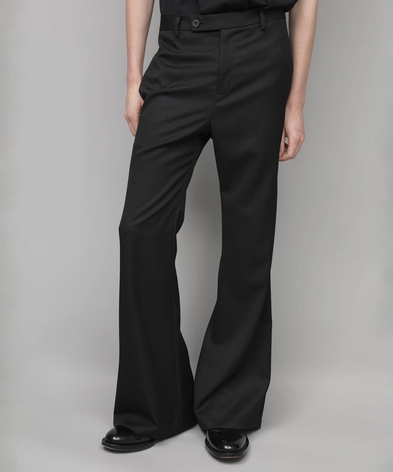 CLASSIC WOOL FLAIR PANTS/BLACK | ato onlinestore