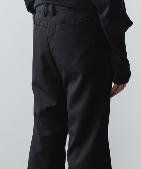 CLASSIC WOOL FLAIR PANTS/BLACK