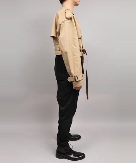 TRENCH BLOUSON/BEIGE