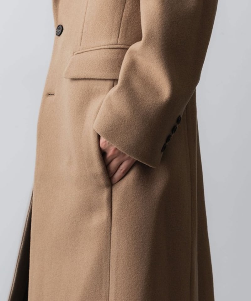 ENGLAND LAMB CHESTERFIELD COAT/BEIGE | ato AOYAMA