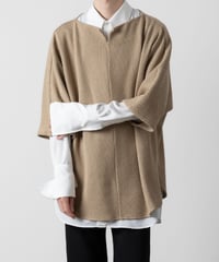 OVERSIZED HALF SLEEVE RUSSEL JERSEY/BEIGE