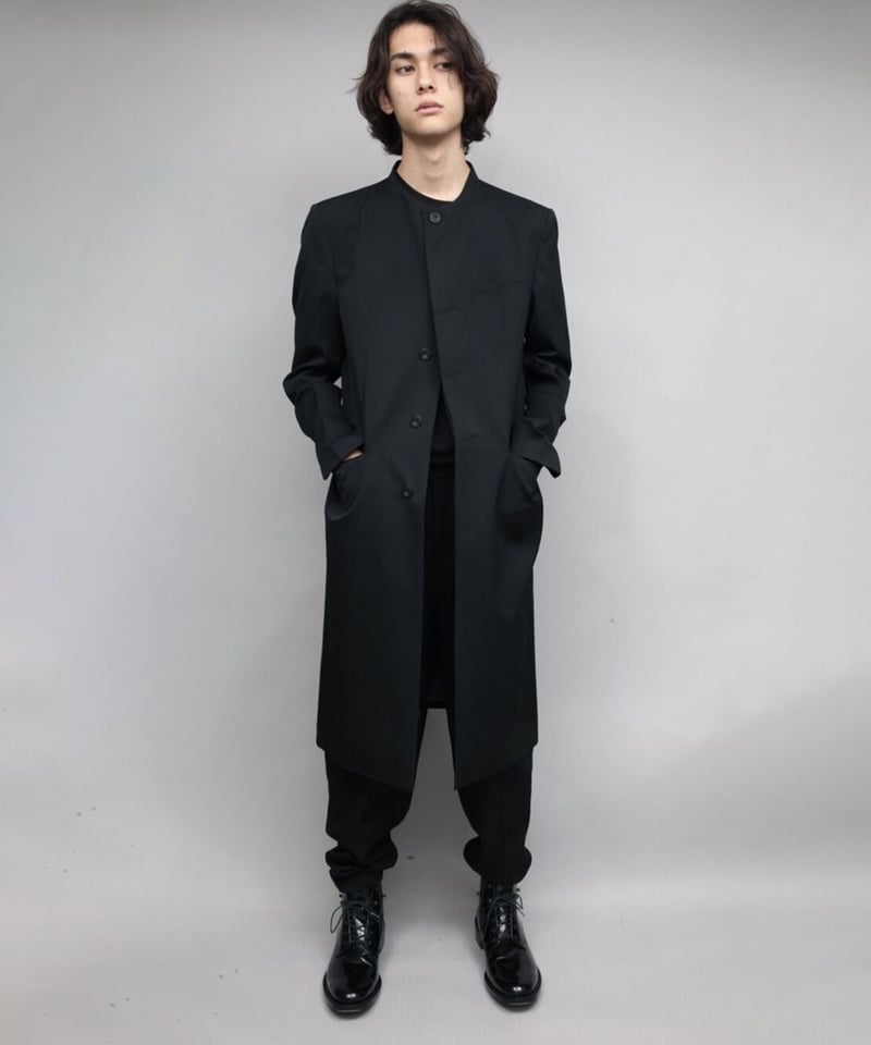 早い者勝ち！　アトウ　ato ブラック　コート round neck coat/BLACK | ato AOYAMA