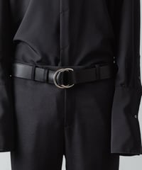 DOUBLE RING BELT/BLACK