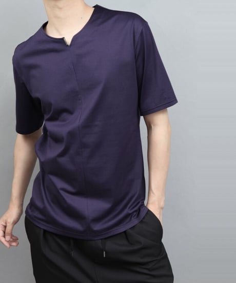 FRONT SEAMS T-SHIRT/PUEPLE