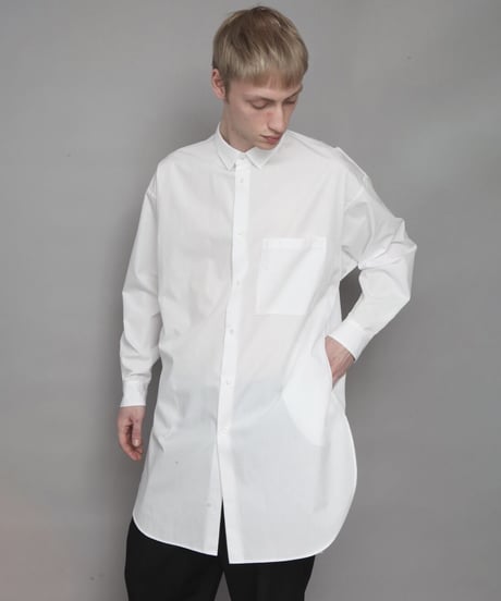 PE/C LONG SHIRT/WHITE
