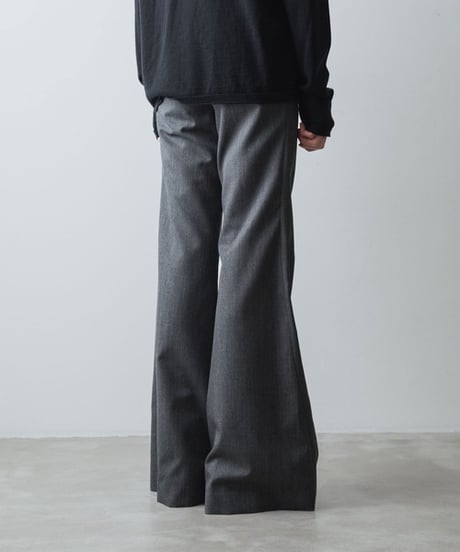 CLASSIC WOOL FLAIR PANTS/GRAY