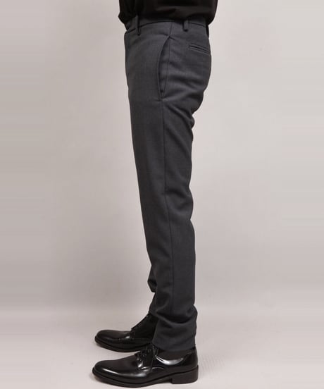 VINTAGE WOOL TAPERED PANTS/D.GRAY