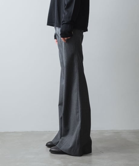 CLASSIC WOOL FLAIR PANTS/GRAY