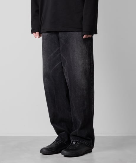 WASHED WIDE 14oz DENIM