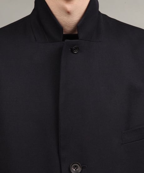 large silhouette jacket/NAVY