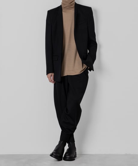 WOOL JERSEY TURTLE NECK