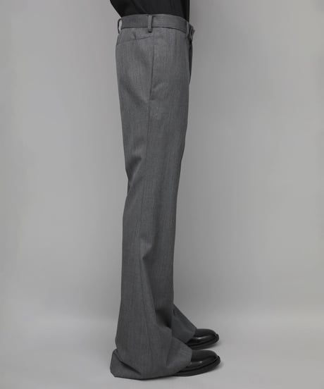 CLASSIC WOOL FLAIR PANTS/GRAY