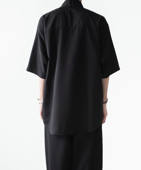 DRAPE COLLAR SHIRTS 00(BK)