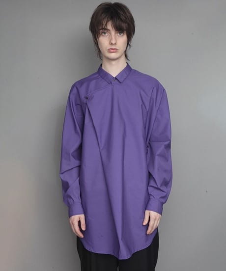 TC BROAD DRAPE SHIRT/PURPLE