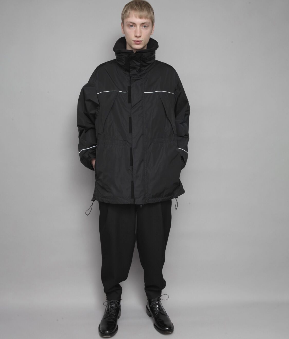NYLON MOUNTAIN PARKA/BLACK | ato AOYAMA