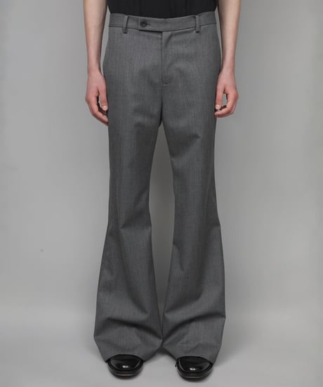 CLASSIC WOOL FLAIR PANTS/GRAY