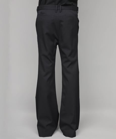 CLASSIC WOOL FLAIR PANTS/NAVY