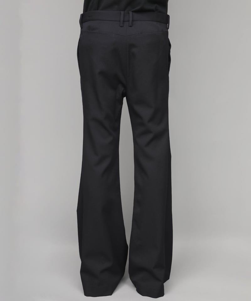 CLASSIC WOOL FLAIR PANTS/NAVY | ato onlinestore