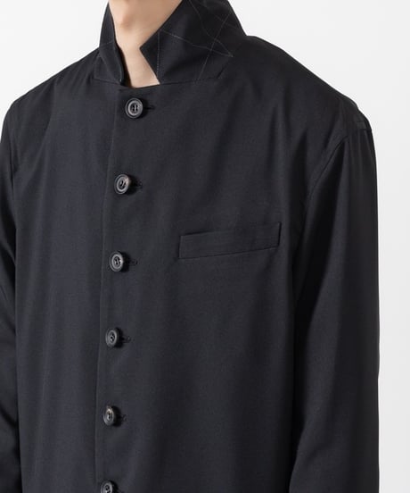 TROPICAL CLOTH JACKET/BLACK