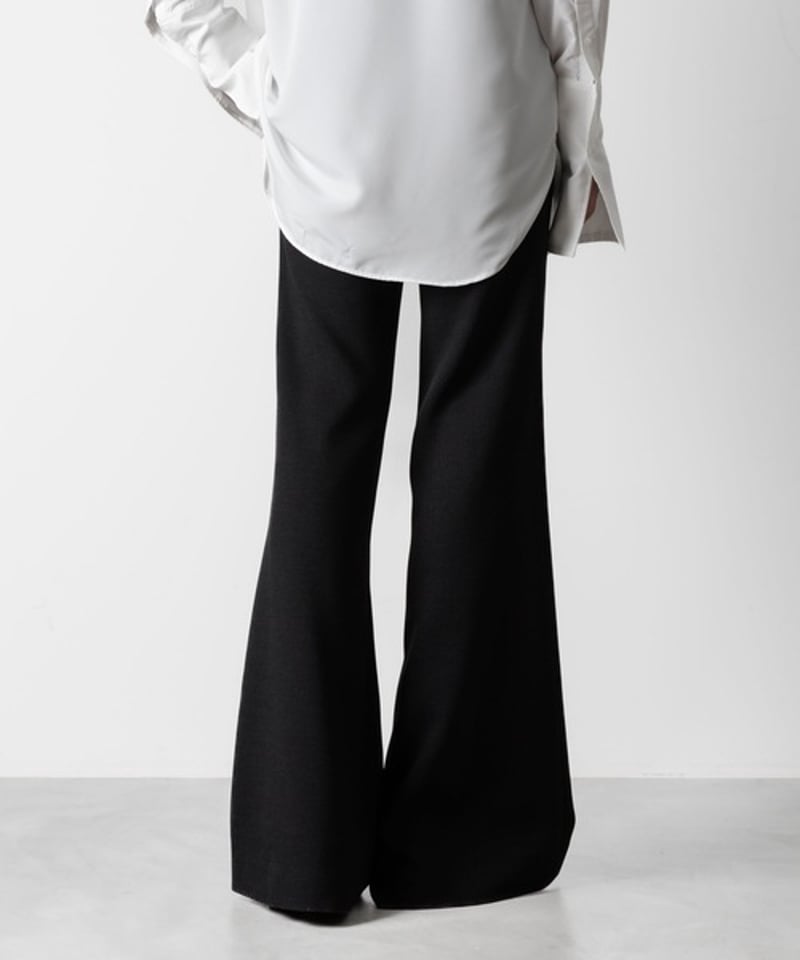 パンツ sublations tweed flare trouser SLUB TWEED FLAIR PANTS/BLACK | ato AOYAMA