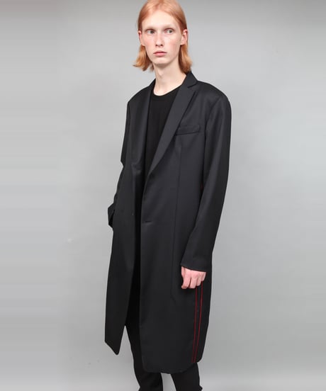 CONCEAL ZIP COAT/BLACK