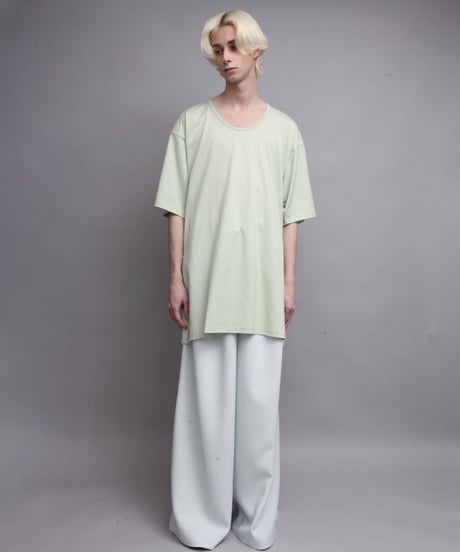 U-NECK LONG T/L.GREEN