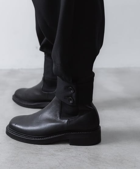 RECYCLE POLYESTER CUFFS PANTS/BLACK