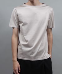 60/2 T-CLOTH BOAT NECK T-SHIRT/BEIGE