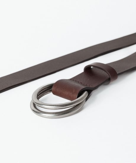 DOUBLE RING BELT/D.BROWN