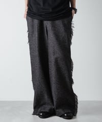 WOOL SARROUEL PANTS/NAVY | ato AOYAMA